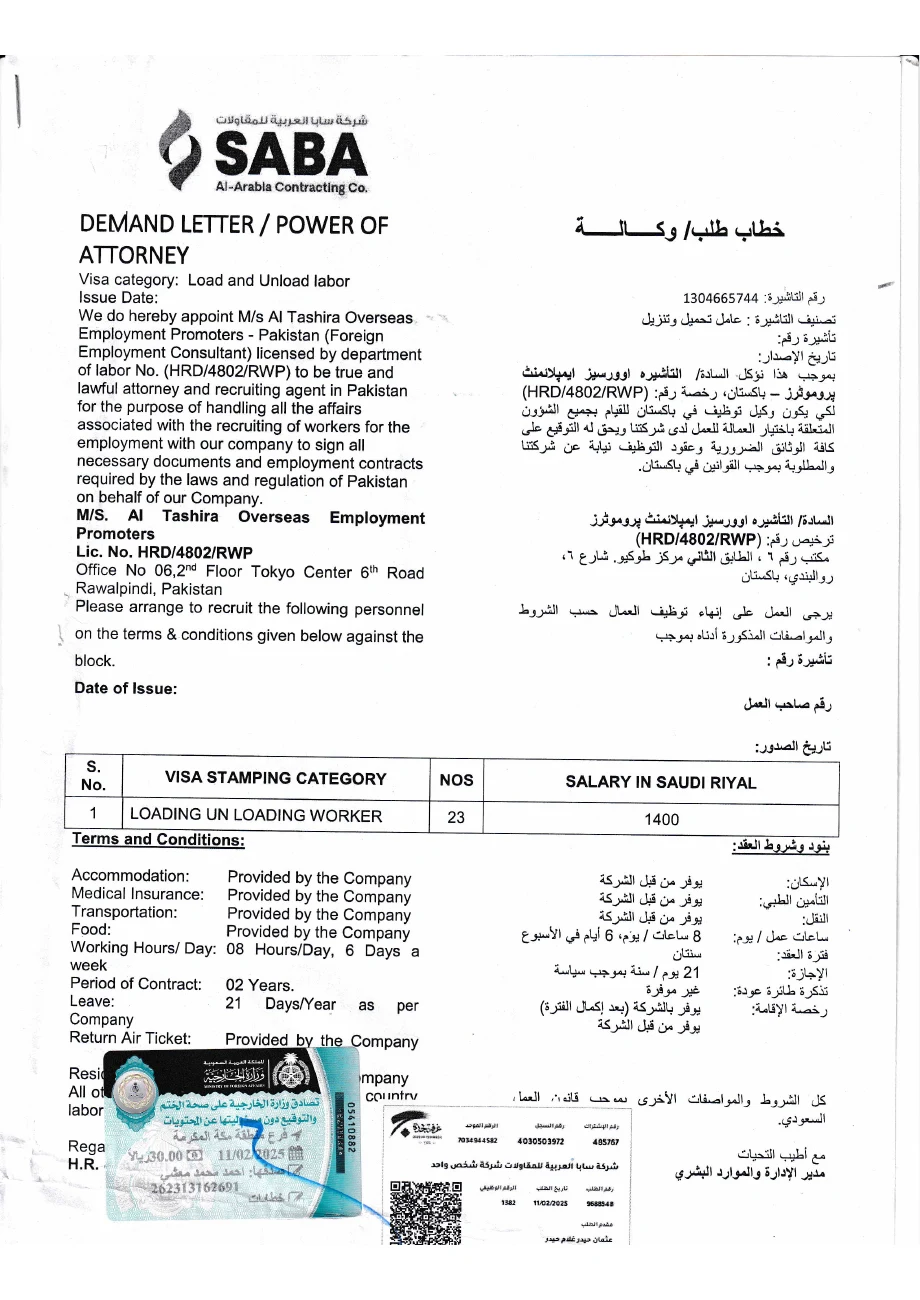 Shirka Saba Al Arabla Contracting Company